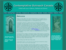 Tablet Screenshot of contemplativeoutreachcanada.org